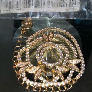 Women’s turtleneck butterfly chain